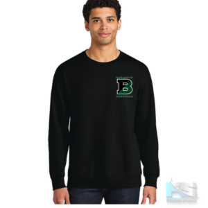 CottonFleece Crew Neck LS Sweatshirt BASEBALL