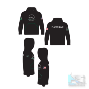 Softball Long Sleeve Hooded Sweatshirt