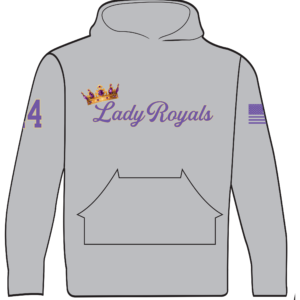 Lady Royals Grey Hoodie
